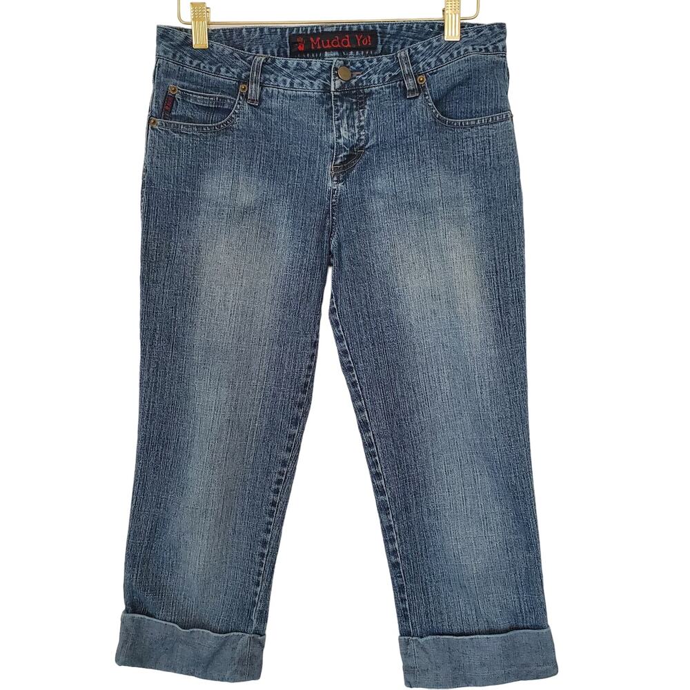 Mudd Jeans Low-rise Cuffed Capris Size 11 Runs Small